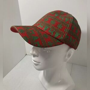 Pugs Christmas Holiday Adjustable Hat Cap Red green Nwot